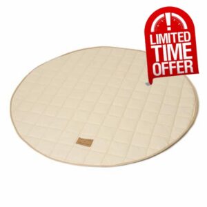 Clair de Lune Organic Baby Play Mat Soft Nursery Playtime Essential 100 x 100 cm