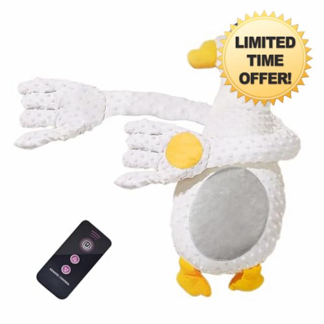 Electric Cuddly Toy - Remote-Control Baby Patting Sleep | Soft Baby Sleep Aid | | Electric Watch With Remote Control For Bedroom & Indoor Spaces Girls