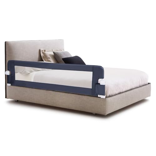 Foldable Safety Baby Bed Guardrail with Safety Strap
