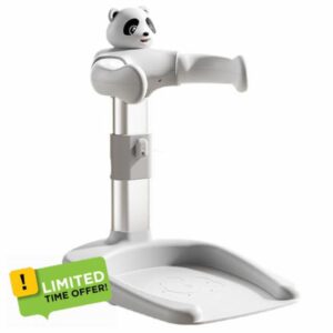 Dizasbv Toddler Shower Stand | Baby Standing Support for Bath | Foldable Anti-Slip Adjustable Shower Stand for 0-36 Months Toddler Home Bathroom