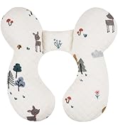 Blublu Park Baby Neck Pillow for Travel, Car Seat Pillow for Toddlers, Upgrade, Cotton,Baby Suppo...
