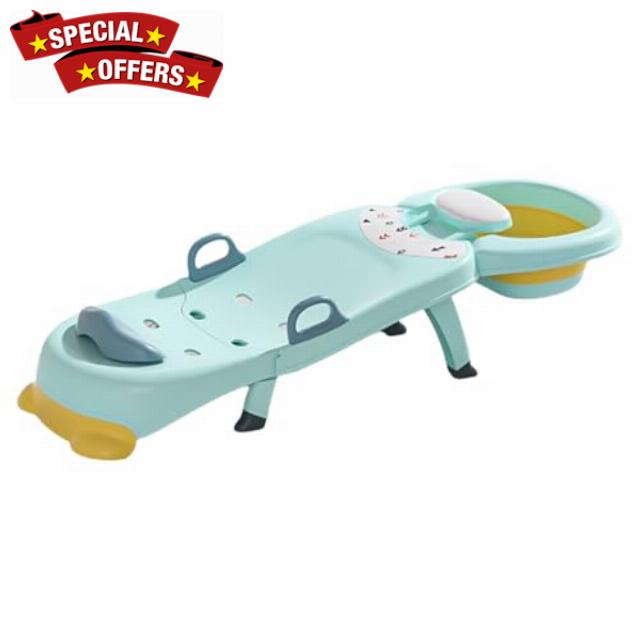 Kids Shampoo Chairs - Foldable Childrens Seat for Easy Hair Washing