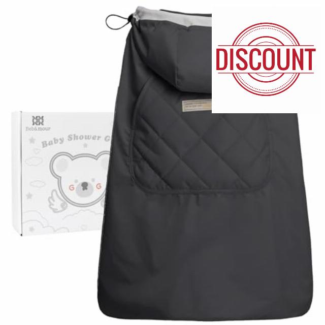 Bebear Winter Cover for Baby Carrier Warm Universal Hoodie Baby Carrier Cover for All Seasons