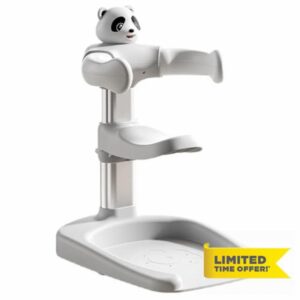 Dizasbv Toddler Shower Stand - Baby Standing Bath | Adjustable Height