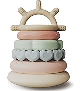 Moonkie Stacking Tower with 7 Cups for Babies & Children, Funny Educational Stacking Cup Silicone...