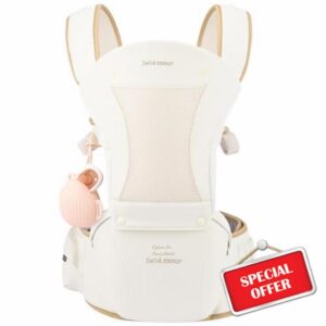 Bebamour - Certified Safety Hip Seat Baby Carrier for Newborn to Toddler