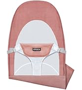 iGRATENS Fabric Bouncer Seat - Baby Bouncer Balance Soft & Bliss Cover, Vented Mesh, Skin-Friendl...