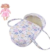 Bebamour Baby Doll Carrier for Kids Baby Doll Accesorries Storage Bag Backpack Stuffed Toys Carri...