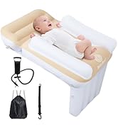 Blublu Park Inflatable Airplane Bed for Toddler, Airplane Seat Extender for Kids, Toddler Travel ...