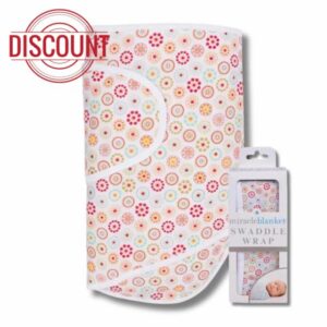 Miracle Blanket Baby Sleep Wearable Swaddle Wrap for Newborn Infant Boy or Girl 0-3 Months