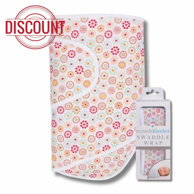 Miracle Blanket Baby Sleep Wearable Swaddle Wrap for Newborn Infant Boy or Girl 0-3 Months