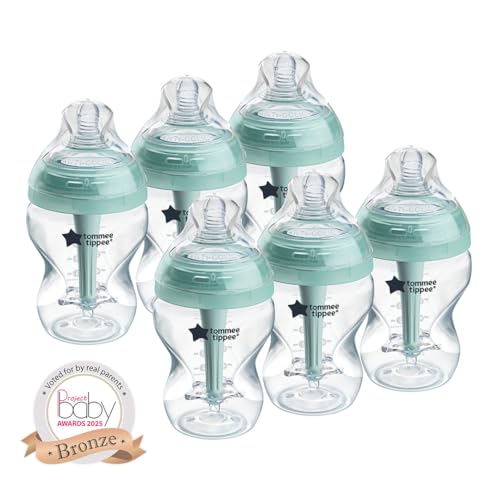 Pack of 6 260ml Baby Bottles