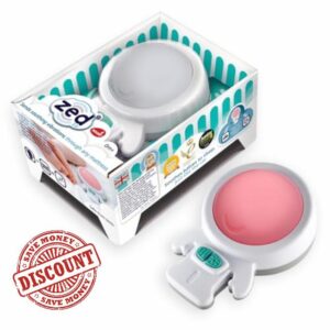 Rockit Zed 2.0 - Baby Vibration Sleep Aid & Red Night Light | Portable Infant Sleep Soother for Cots