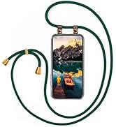 moex Mobile Phone Chain Compatible with Apple iPhone 15 Pro, Case with Strap, Adjustable Length, ...