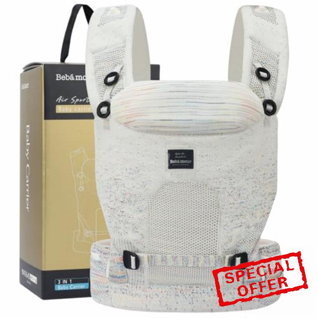 Bebamour Baby Carrier Ergonomic Infant Carrier for 7-44lbs