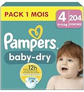 Pampers Harmony, Size 4, 174 Nappies, 9-14 kg, Gentle Skin Protection, Oriental Ingredients...