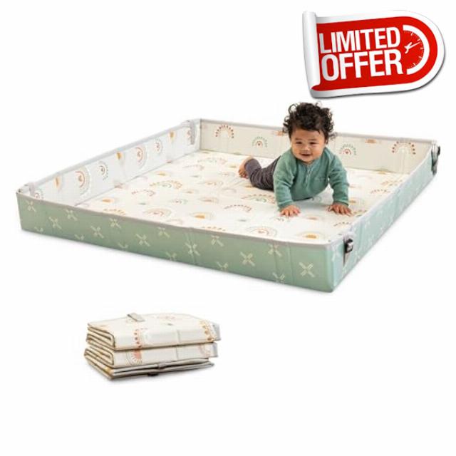 Infantino Foldable Soft Foam Play Mat