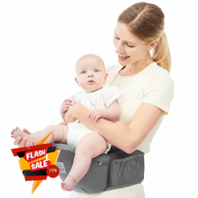 Bebamour Baby Carrier Hip Seat 0-36 Months Lightweight 3 in 1 Baby Carrier Newborn to Toddler HipSeat (with Waist Extender