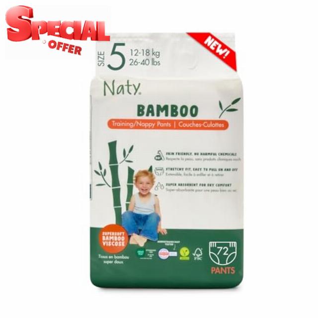 Naty Bamboo Viscose Nappy Pants – Silky Soft