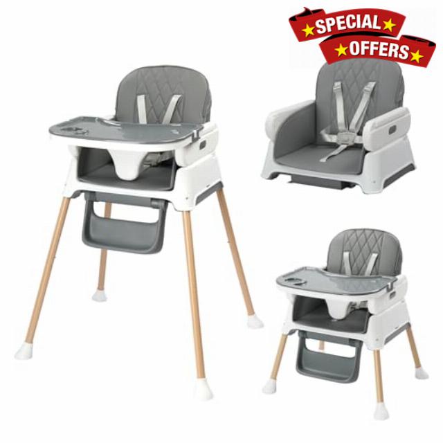 Bonnlo 3-in-1 Foldable Baby High Chair