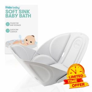 Frida Baby Soft Sink Baby Bath Seat: Sink Bather for Baby