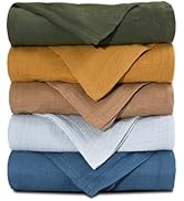 Muslin Cloths for Baby Muslin Squares Swaddle Blankets, Neutral Receiving Blanket Swaddling for N...