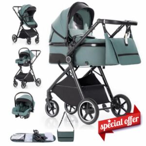 Gcarebb 3 in 1 Prams Travel System