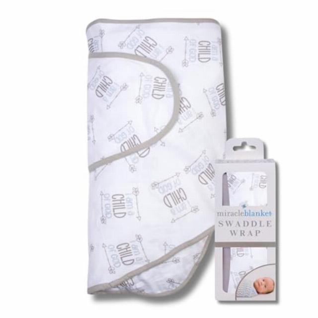 Miracle Blanket Baby Sleep Wearable Swaddle Wrap for Newborn Infant Boy or Girl 0-3 Months