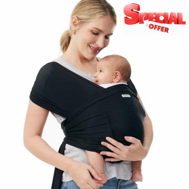 Momcozy Baby Carrier AirMesh - The Perfect Summer Water Sling for Newborns to Toddler 8-35 lbs - Cooling