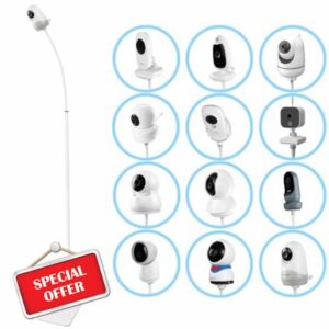 TIUIHU Baby Monitor Floor Stand Holder Compatible with TP-LINK/BOIFUN/Babysens/Owlet/GHB/VTech/Arenti Baby Monitor