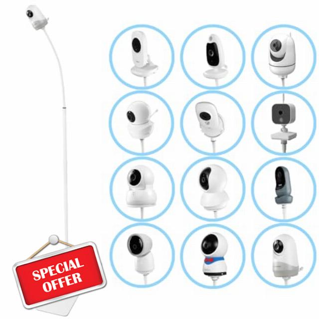 TIUIHU Baby Monitor Floor Stand Holder Compatible with TP-LINK/BOIFUN/Babysens/Owlet/GHB/VTech/Arenti Baby Monitor
