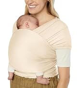Ergobaby Baby Sling for Newborns from Birth up to 11.3 kg, Aura Knit Sling wrap Made from Recycle...