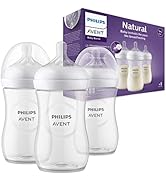 Philips Avent AirFree Vent Baby Bottle Newborn Gift Set - 4 Baby Milk Bottles with Air-Free Vent,...