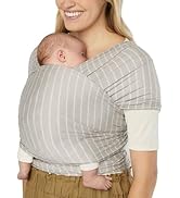 Ergobaby Baby Sling for Newborns from Birth up to 11.3 kg, Aura Knit Sling wrap Made from Recycle...