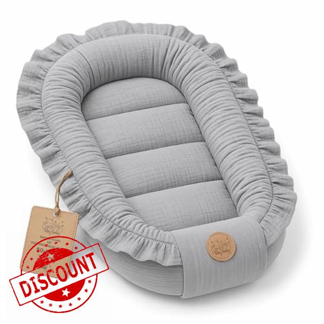 Muslin Baby Nest 90x50 cm - Baby Nest for Newborns