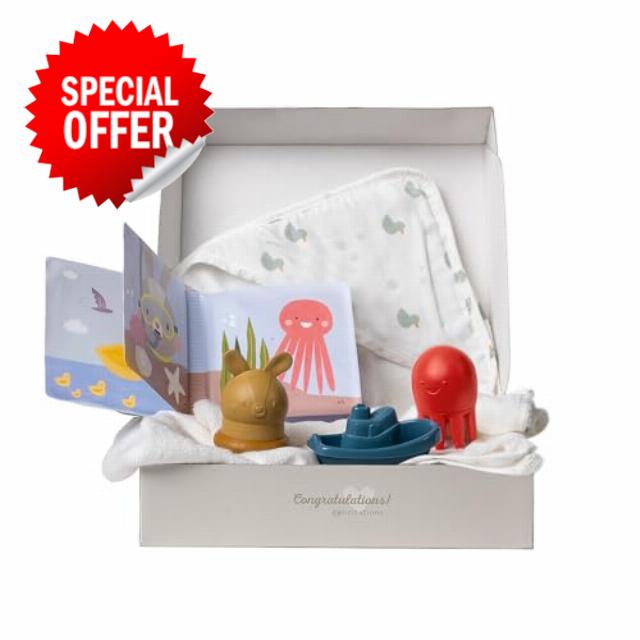 Taf Toys Baby Bath Time Gift Set. Includes Bath Book