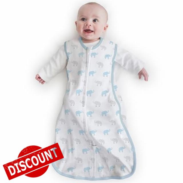 Amazing Baby Cotton Sleeping Sack with 2-Way Zipper