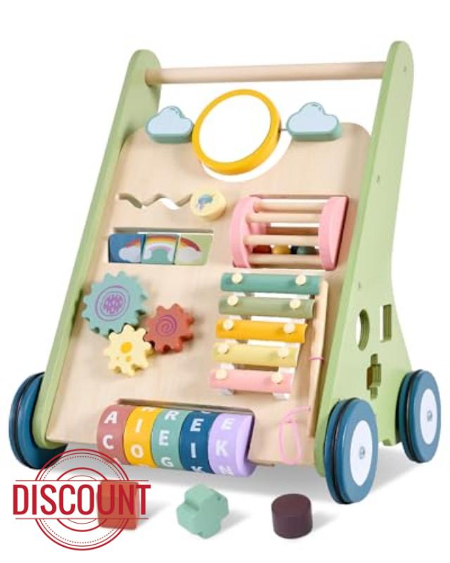 Wooden Baby Walker Wheels