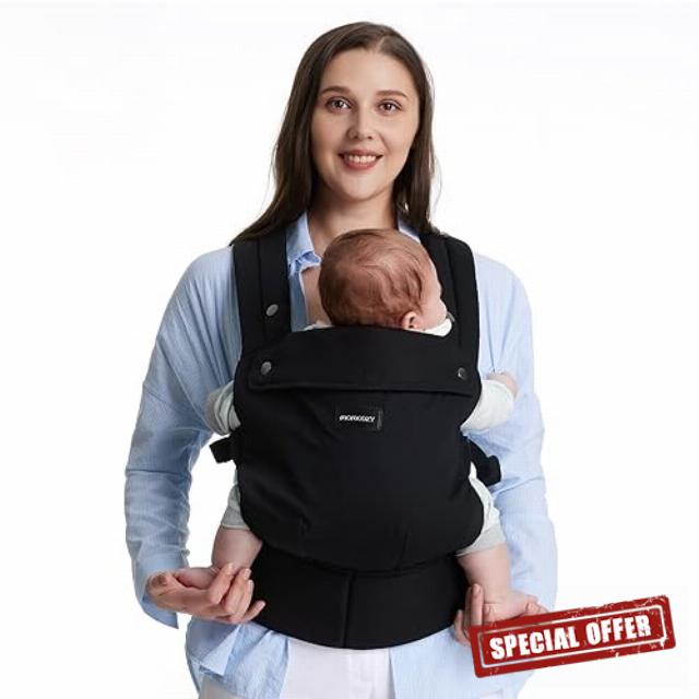 Momcozy Baby Carrier - Pure Cotton Carrier for 3-24 Months