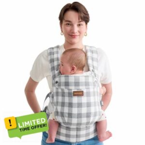Momcozy Baby Carrier with Natural Cotton Linen