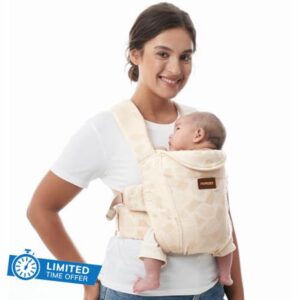 Momcozy Newborn Carrier WeeSnug - Lightweight and Cozy Comfort for 3.2-11.3kg