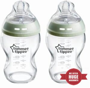 Tommee Tippee Natural Start Anti-Colic Glass Baby Bottle