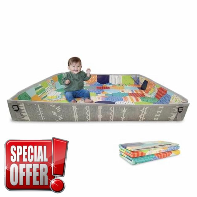 Infantino Foldable Soft Foam Play Mat