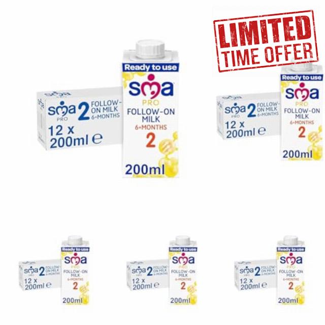 SMA PRO Follow-on Baby Milk - 6-12 months | Ready to Use