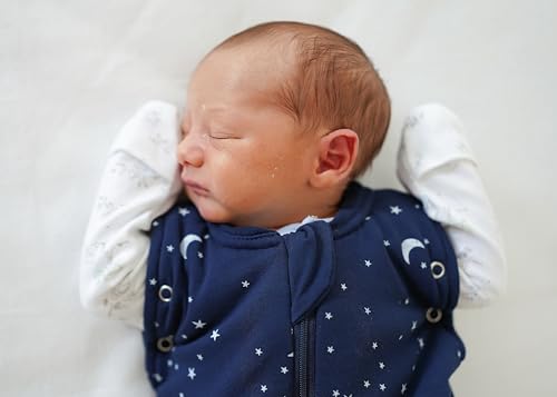 Baby Sleep Bag and Swaddle for Newborns | 2.5 TOG | Soft Organic Cotton Fabric Baby Sleeping Bag
