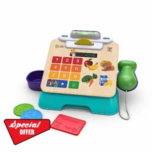 Baby Einstein + Hape Magic Touch Cash Register Pretend to Check Out Toy