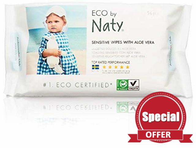 Nature Baby | Sensitive Wipes - Unscented | 1 x 390g