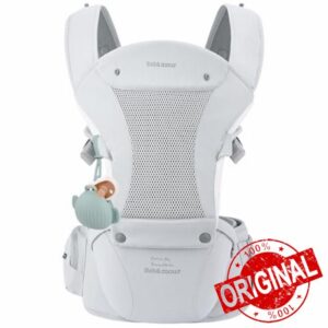Bebamour Baby Carrier Newborn to Toddler Baby Carrier Hipseat 0-36Months with Head Hood