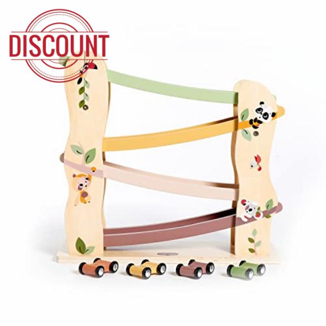 Tiny Love Wooden Race Car Ramp Toy