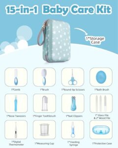 15Pcs Essential Newborn Care Items for Home and Travel